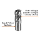 Cortador anular de 13/16' x 1', TRUPER 2