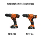 Clip para cinturón para ROTI-20A/12A y TALI-20A/12A2, TRUPER 2