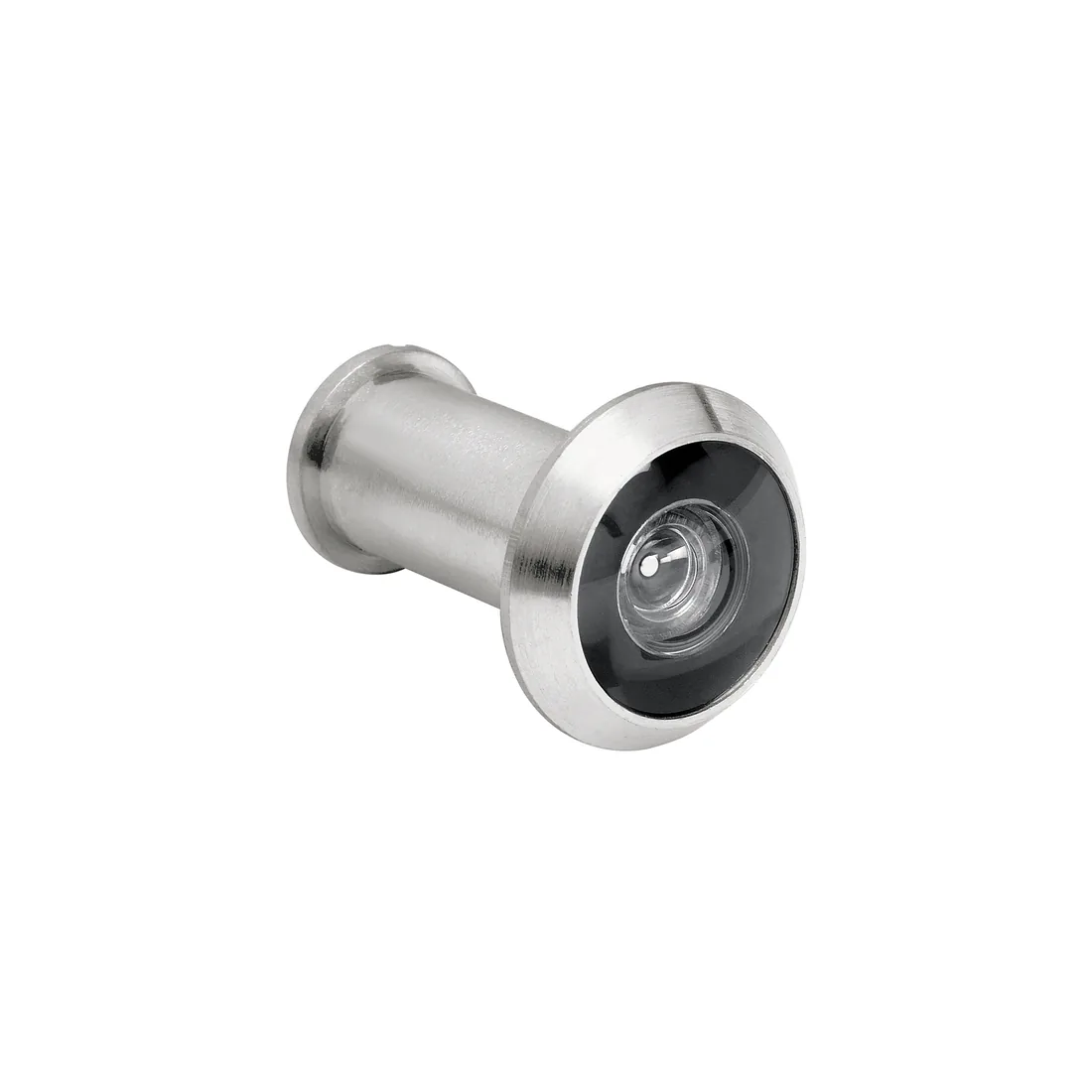 Mirilla de seguridad, 180°, lente de vidrio, cromo mate