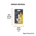 Broca para router, redondeado, 1-1/4' con balero, TRUPER 5