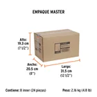 Broca para router, redondeado, 1-1/4' con balero, TRUPER 7