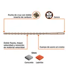 Broca SDS Max de 3/4 x 21', TRUPER 3