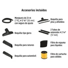 Aspiradora de sólidos y líquidos, 12 gal, plástica, TRUPER 2