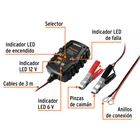 Cargador / mantenedor de 1 A para baterías de 6/12V, TRUPER 3