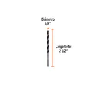Broca con punta centradora para madera 1/8', TRUPER 3