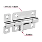 Pasador de barril de acero cromo 3', HERMEX 2
