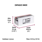 Portacandado de acero galvanizado 4-1/2', HERMEX 5
