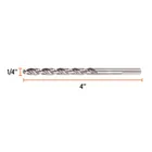 Broca HSS 1/4' Trusilver para metal, TRUPER 2