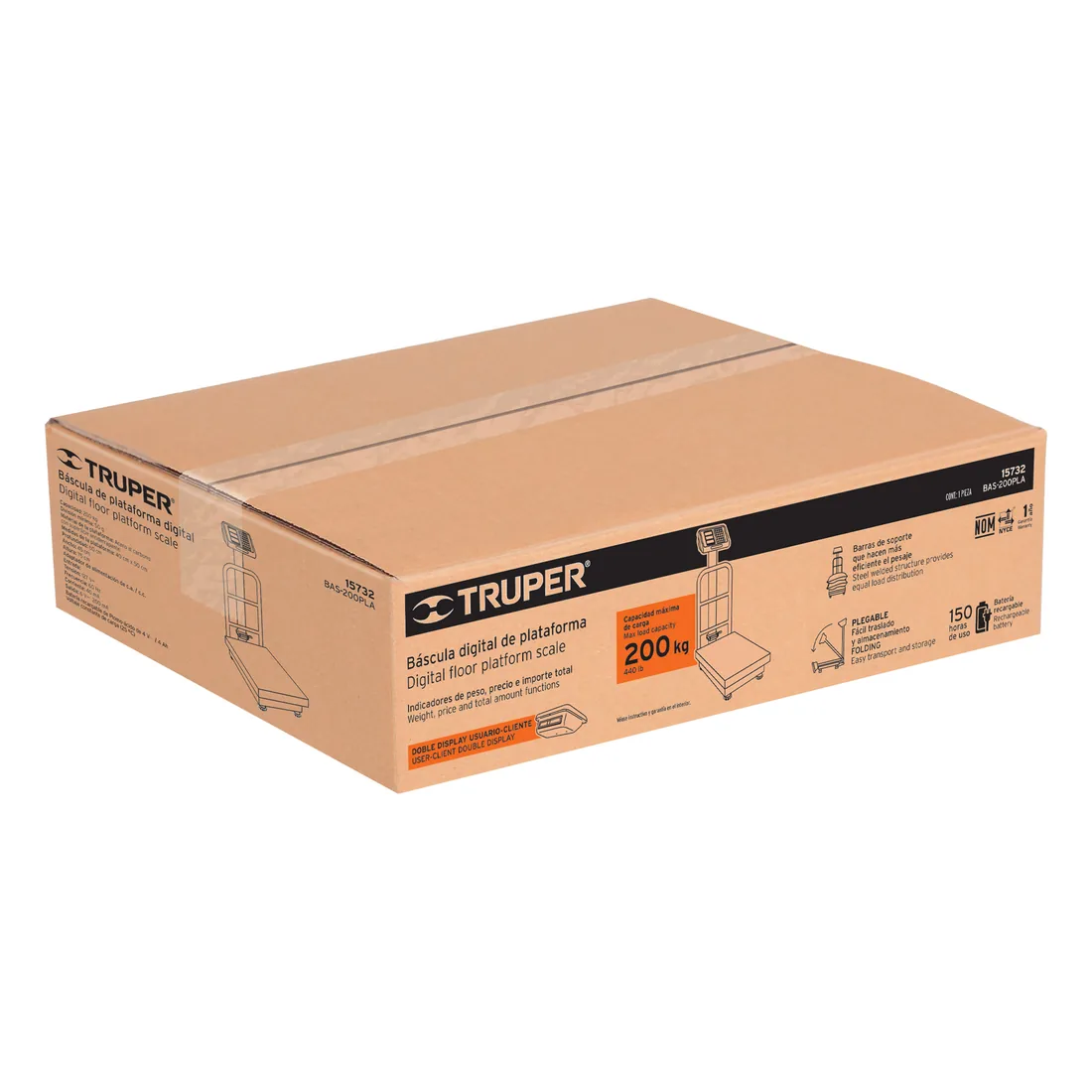 Caja de empaque de repuesto para BAS-200PLA, TRUPER