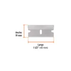 Caja con 100 cuchillas de repuesto para RASP-3,2,1 y NC-10 2