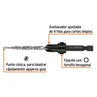 Broca avellanadora #10 para madera, 3/16', TRUPER 2