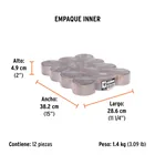 Cinta de empaque 48 mm x 40 m canela, TRUPER 5