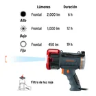 Linterna reflectora LED 2000 lm, recargable, TRUPER 8