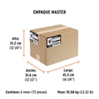 Cinta de empaque 48 mm x 50 m canela, TRUPER 6