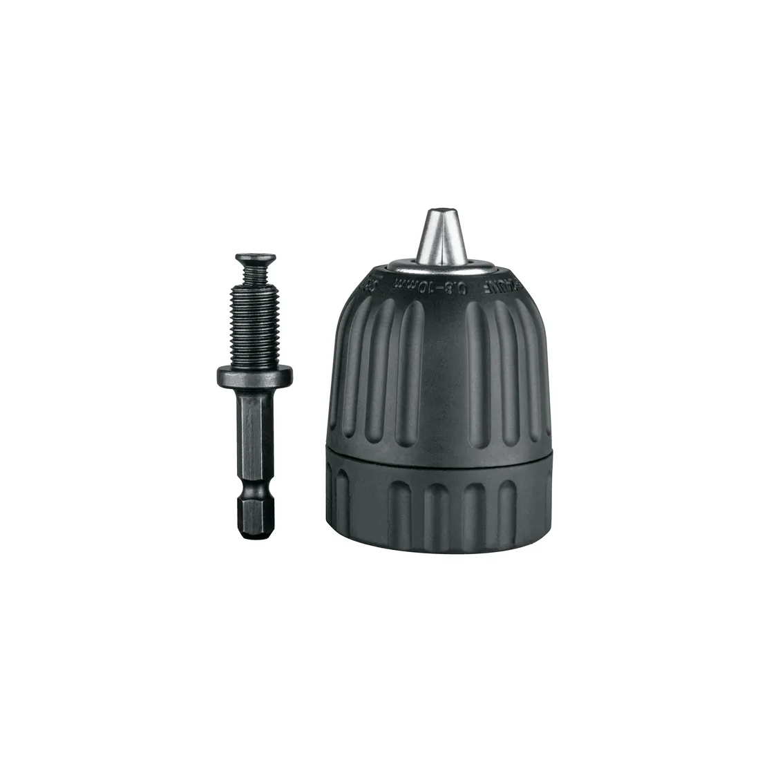 Broquero 3/8' sin llave y adaptador hexagonal 1/4', TRUPER