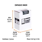 Broquero 3/8' con llave, cuerpo estriado, TRUPER EXPERT 5