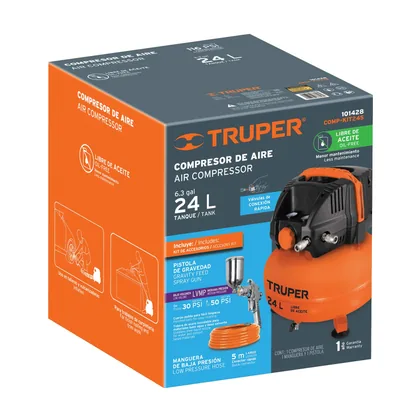 Caja de empaque de repuesto para COMP-24S, TRUPER