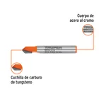 Broca para router, corte en 'V', 1/4', TRUPER 2