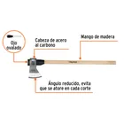 Hacha media labor 3-1/2 lb, mango de madera 36', TRUPER 2