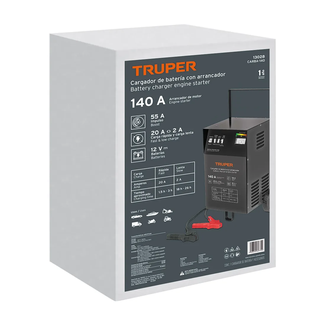 Caja de empaque de repuesto para CARBA-140, TRUPER