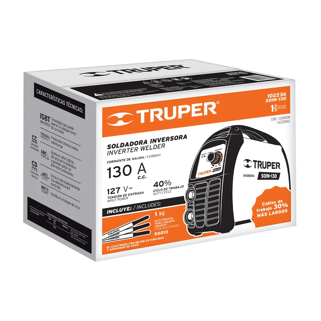 Caja de empaque de repuesto para SOIN-130, TRUPER