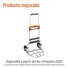 Diablo de carga, plegable de aluminio, 120 kg, TRUPER 1