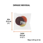 Juego de 3 esponjas para pulir de 5' hook and loop, TRUPER 4