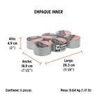 Cinta para ducto 10m x 48mm, espesor 0.19mm, TRUPER 4