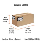 Cinta para ducto 50m x 48mm, espesor 0.19mm, TRUPER 7