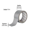 Cinta para ducto 10m x 48mm, espesor 0.16mm, PRETUL 3