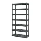 Estante plástico 7 repisas capacidad 60kg, 91x43x185, TRUPER 1