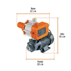 Bomba periférica 1/2HP, control auto, uso agrícola, TRUPER 3