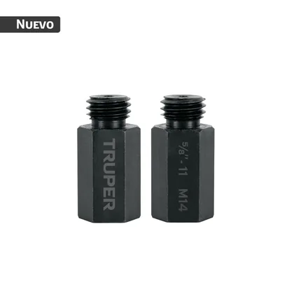 Juego 2 adaptadores para borlas doble cara, M14, TRUPER