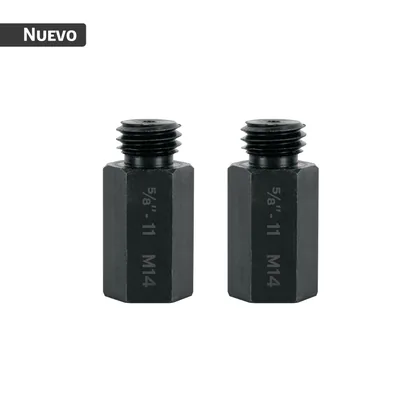 Juego 2 adaptadores para borlas doble cara, 5/8'-11, TRUPER