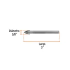 Broca para vidrio y azulejo de 3/8', TRUPER 3