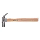 Martillo cabeza cónica 25 mm uña curva, mango madera, TRUPER 1