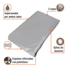 Lona de polietileno reforzada 5 x 5 m, gris, 180g/m2, TRUPER 2