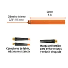 Manguera para compresor, de PVC, 5m x 3/8', TRUPER 2