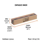Cincel de corte frío de 1/2 X 10', TRUPER 6