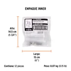 Bolsa con 2 carbones de repuesto para LIOR-1/2NX, TRUPER 4