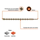 Broca SDS Plus 7/8 x 18', TRUPER 3