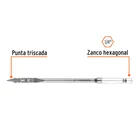 Broca plana de manita 1/4' para madera, TRUPER 2