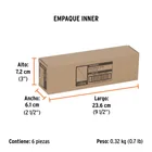 Broca plana de manita 5/8' para madera, TRUPER 6