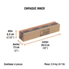 Cincel de corte frío de 3/4 X 12', TRUPER 6