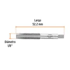 Machuelo semicónico 1/8' x 44 cuerda fina, TRUPER 3