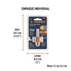 Broca para router, pecho paloma, 1-3/8' con balero, TRUPER 5