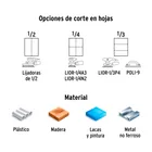 Lija para madera papel cabinet, grano 100, TRUPER 3