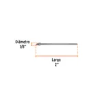 Broca para vidrio y azulejo de 1/8', TRUPER 3