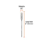 Broca plana de manita 1/2' para madera, TRUPER 3