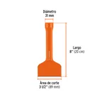 Cincel ladrillero 3-1/2 X 8', TRUPER 4